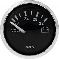 Прибор контроля напряжения (вольтметр) 18-32V KUS/Tainor черный 