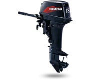 Мотор лодочный подвесной Tohatsu 2-х тактный M 18 E2 S без редуктора