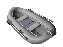 Лодка надувная ПВХ LEADER Compakt 260 ФС (Серый)