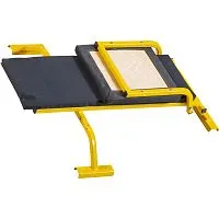 Сиденье продольное мягкое раскладное для саней (крепление в комплекте)