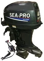 Мотор лодочный подвесной SEA-PRO 2-х тактный Т 40JS&E (с водометной насадкой SEA-PRO WT40)