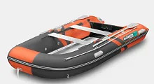 Лодка надувная ПВХ Gladiator B 370AL (Оранжево-темносерый)