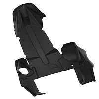 Защита днища пластиковая к снегоходу BRP Lynx 59 Ranger/Commander (платформа G4 WT) Черный