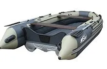 Лодка надувная ПВХ REEF SKAT 370NDFI (Оливковый + темно-серый)