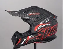 Шлем кроссовый SPARX Raptor Dark Black Red 2026