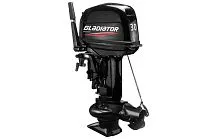 Мотор лодочный подвесной Gladiator 2-х тактный G 30 FH (c водометной насадкой Yamaha 30 Gladiator)
