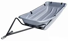 Сани-волокуши для снегохода "PRO-500" улучшенные (с отбойником, демпфером и накладками) серый 