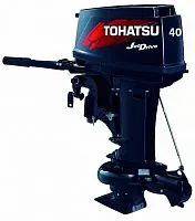 Мотор лодочный подвесной Tohatsu 2-х тактный M 40 D2 L JET Outboard Jet SS