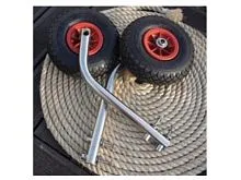 Транцевые колёса для Пайольных лодок Съёмные/Эконом Нержавеющая сталь Колесец 