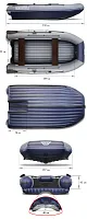 Лодка надувная ПВХ Флагман DK 350 JET (Пиксель)