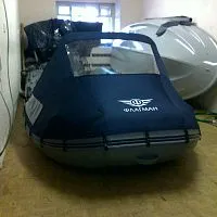 Тент универсальный носовой Флагман 380 со стеклом 