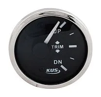 Прибор контроля угла наклона двигателя (trim) 160-10 Ом KUS/Tainor черный Mercury 