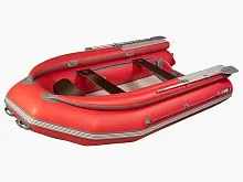 Лодка надувная ПВХ X-River ROCKY 395 фальшборт (Красный)