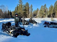 Снегоходное кольцо из Королка в Тальцы февраль 2026