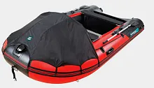 Лодка надувная ПВХ Gladiator D 450AL (Красно-черный)