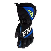Перчатки FXR Fuel Black Blue Hi Vis 2024