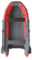 Лодка надувная ПВХ REEF SKAT 430NDFI (Красный + темно-серый)