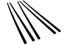 Накладка пластиковая д/дна саней Премиум 160 (чёрные) Бьюско