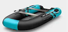 Лодка надувная ПВХ Gladiator E 330SL (Черно-бирюзовый)