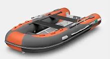 Лодка надувная ПВХ Gladiator Rib 380AL (Оранжево-темносерый)