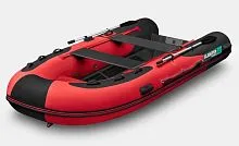 Лодка надувная ПВХ Gladiator Rib 420AL (Красно-черный)