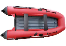 Лодка надувная ПВХ ALTAIR HD 380 НДНД (Красно-серый)