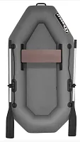 Лодка надувная ПВХ Фрегат M-1 Оптима (200 см) с веслами Серый