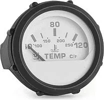 Прибор контроля температуры двигателя 40-120°С Ultraflex белый 