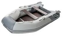 Лодка надувная ПВХ Gladiator A 280ТK (Светло-темносерый)