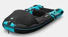 Лодка надувная ПВХ Gladiator C 400AL (Черно-бирюзовый)