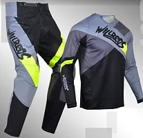Комплект джерси и штаны WILLBROS RACE Black Grey Yellow 2026