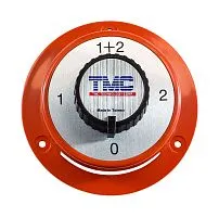 Выключатель массы OFF-1-BOTH-2 (2АКБ) 175А 6-32В красный