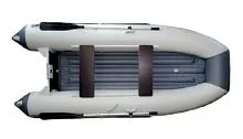 Лодка надувная ПВХ ALTAIR HD 300 НДНД (Бело-серый)