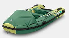 Лодка надувная ПВХ Gladiator E 380PRO (комплектация X) (Зелено-оливковый)