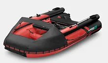 Лодка надувная ПВХ Gladiator E 450 X (Красно-черный)