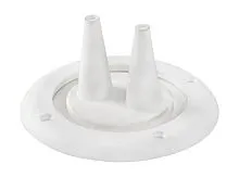 Манжетка для 2-х тросов белый д.105мм