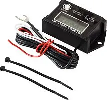 Прибор контроля оборотов двигателя (тахометр) индуктивный Runleader черный  (16 484)