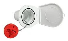 Заливная горловина пластиковая белая 38мм