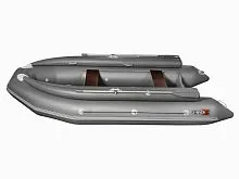 Лодка надувная ПВХ X-River ROCKY 395 фальшборт (Серый)