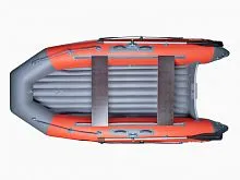 Лодка надувная ПВХ X-River MARK 370 (Красный-Серый)