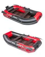 Лодка надувная ПВХ GAVIAL Lux 280 НТНД SPORT (Красный/черный)