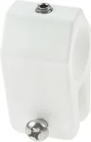 Кронштейн скользящий для рамы тента 7/8" (22,2 мм), пластиковый белый