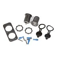 Панель электрическая с разъёмом прикуривателя и USB Skipper 