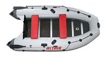 Лодка надувная ПВХ ALTAIR PRO 385 (Бело-серый)
