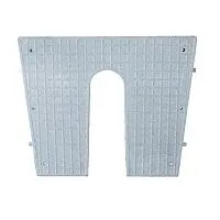 Накладка на транец 430х350 угловая пластик