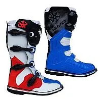 Мотоботы RYO Racing MX3 White Blue Red 2022  Мотоботы RYO Racing MX3 White Blue Red 2022