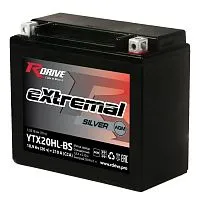 Аккумулятор RDrive Extremal Silver YTX20HL-BS  Аккумулятор RDrive Extremal Silver YTX20HL-BS