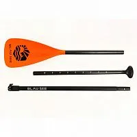 Весло алюминиевое BlauSee для SUP (оранжевый)
