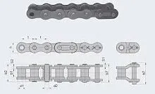 Звено цепи соединительное СПР-15,875-23-1