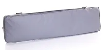 Накладка на банку (1100х200мм) ПВХ серая (2 застёжки)